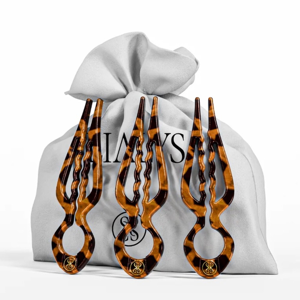 LIALYS Prestige Hairpins - Tortoise Brown